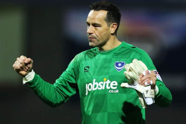 David Forde has kept 11 clean sheets in League Two this season  wiith only Christy Pym of Exeter matching that record   Picture: Joe Pepler