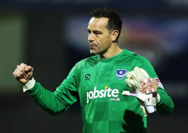 David Forde has kept 11 clean sheets in League Two this season  wiith only Christy Pym of Exeter matching that record   Picture: Joe Pepler