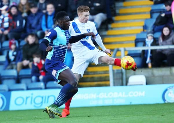 Rommy Boco has tipped former team-mate Eoin Doyle to be a big Pompey hit ahead of Accringtons visit to Fratton Park   Picture: Joe Pepler