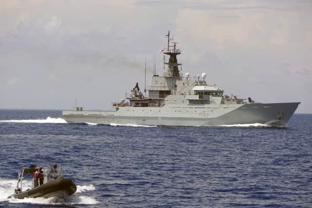 HMS Mersey is coming back to Portsmouth tomorrow