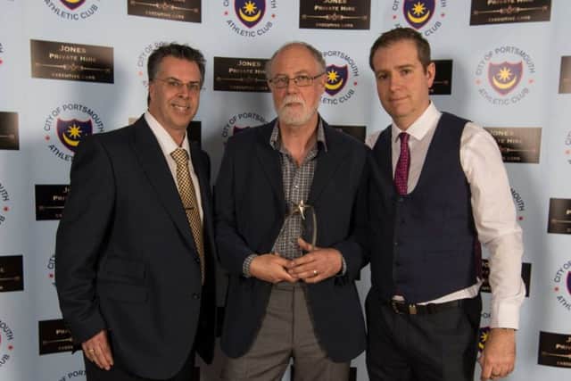 Phil Budd, centre, with vice chairman Andrew Vincent, left, and Gary Sprake. Picture: Jason Keeping