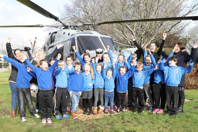 Pupils from Bedenham and Holbrook Primary Schools teamed up with HMS Sultan