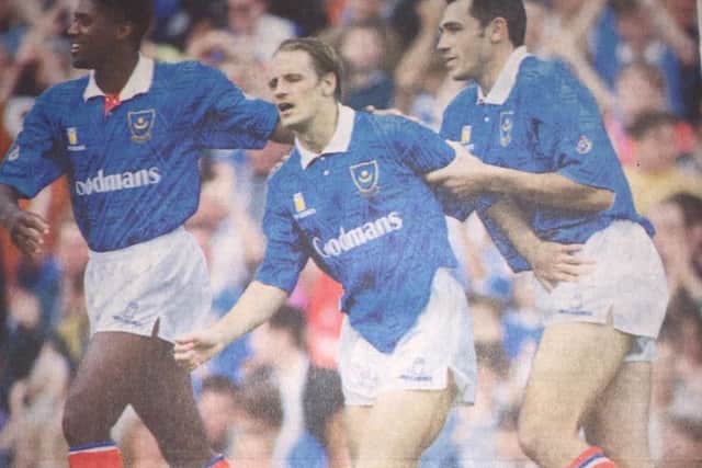 Mark Chamberlain, Paul Walsh and Guy Whittingham came within a whisker of securing Premier League football for Pompey
