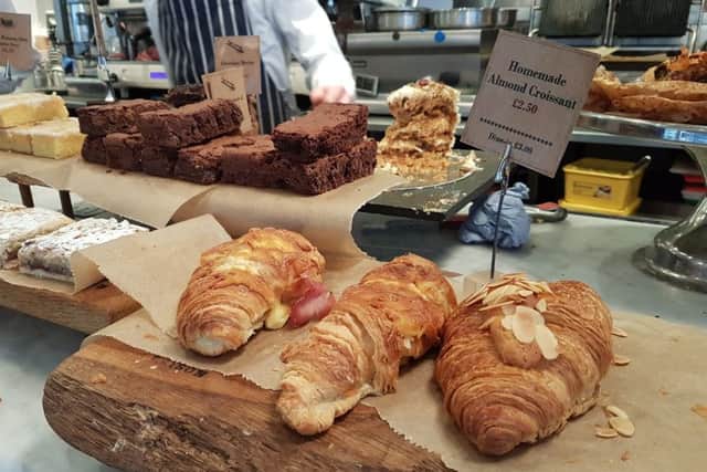Food on offer at The Real Eating Company in East Street, Chichester