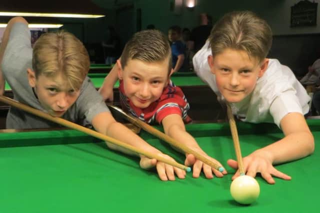 Jack Bover, George Laxton and Zak Truscott