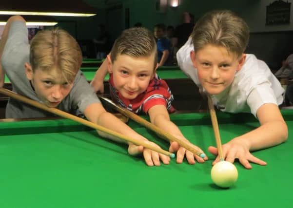 Jack Bover, George Laxton and Zak Truscott