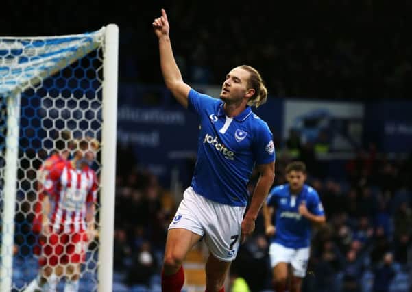 Adam McGurk struck an FA Cup winner the last time Pompey played host to Accrington Picture: Joe Pepler