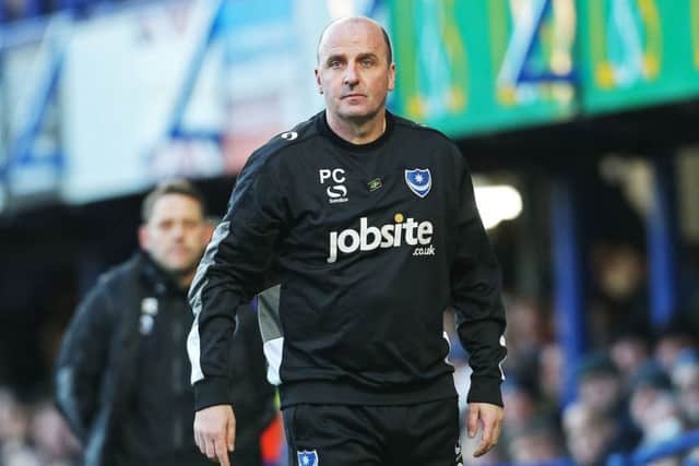 Pompey boss Paul Cook Picture: Joe Pepler