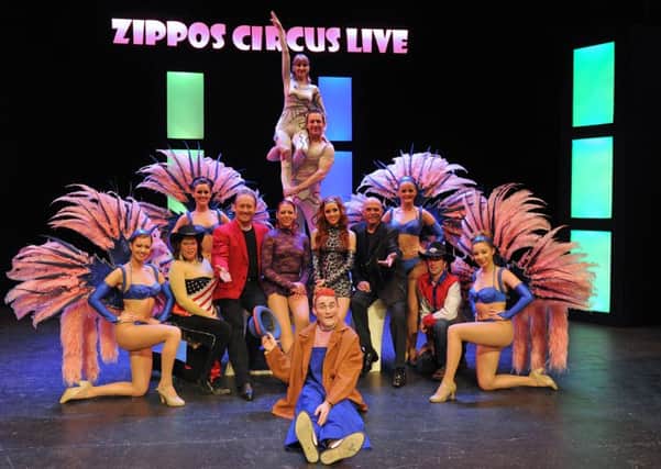 The cast of Zippos Circus Live at the Kings Theatre in 2013