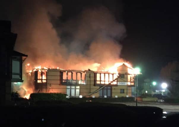 Fire at an office block on Waterberry Drive, Waterlooville. Picture: Hampshire Fire & Rescue via Twitter