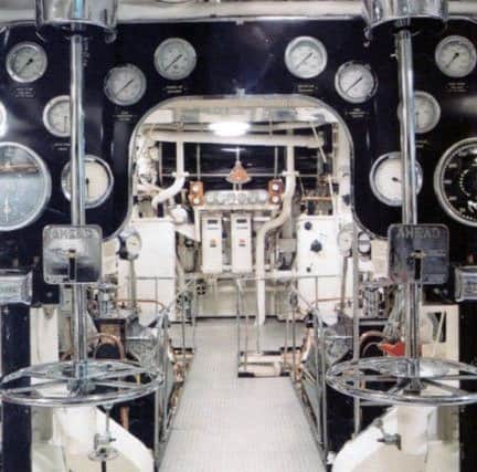 SPOTLESS The engine room of the Royal Yacht Britannia  immaculate and a testament to her British marine engineering