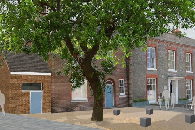 A CGI of how Westbury Manor Museum will look after its revamp