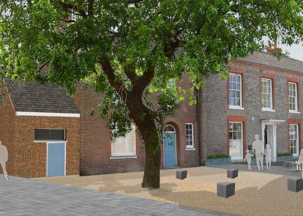 A CGI of how Westbury Manor Museum will look after its revamp