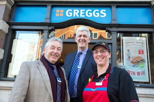 Head of Central Retail Operations Mike Kavanagh and Retail Director Raymond Reynolds with Shop Manager Micky Smith  Picture: The Digital South Ltd