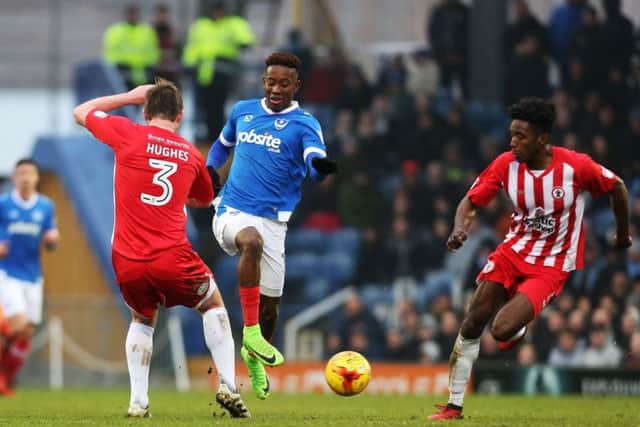 Jamal Lowe. Picture: Joe Pepler
