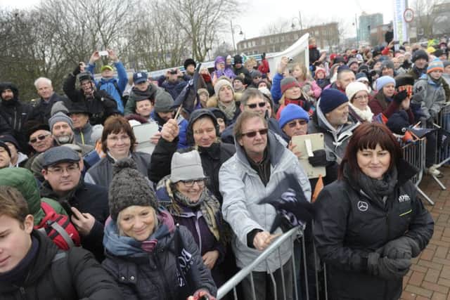 The crowds in Gosport  Picture: Ian Hargreaves (170211-21)