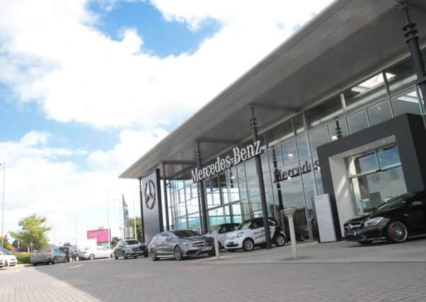 The Mercedes Benz dealership in Eastleigh