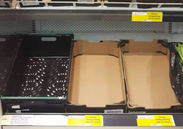 There's been a shortage of lettuce