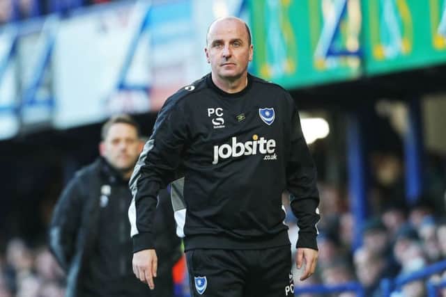 Pompey boss Paul Cook Picture: Joe Pepler