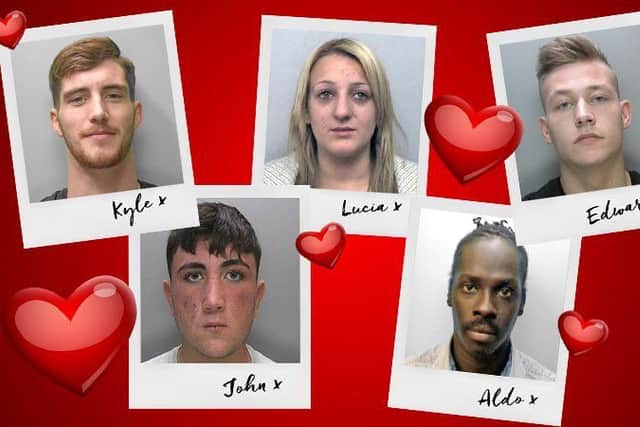 Some of the people police would like to have a date with this Valentine's Day