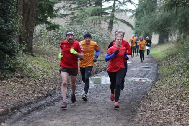 Hannah Lowry, right, ran well again