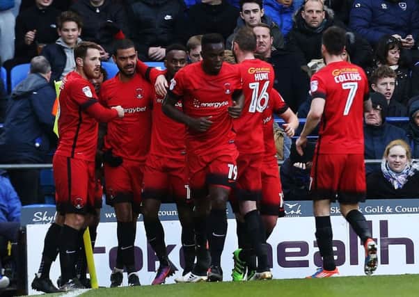 Leyton Orient midfielder Gavin Massey, back centre Picture: Joe Pepler