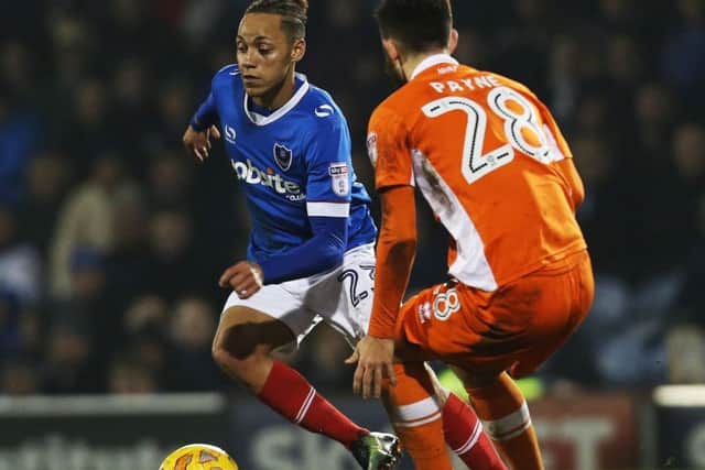 Pompey winger Kyle Bennett 	Picture: Joe Pepler