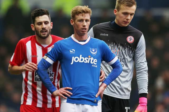 Pompey striker Eoin Doyle Picture: Joe Pepler