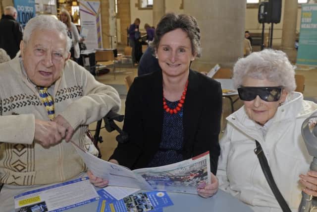 Michael and Angela Barrie from Portsea with MP Flick Drummond Picture: Ian Hargreaves (170216-1)