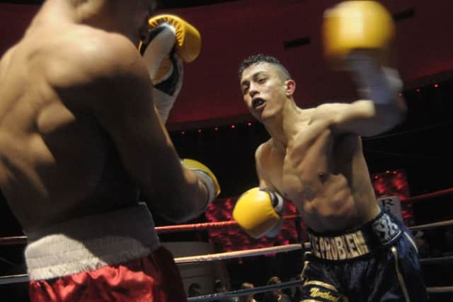 Mikey McKinson beats Stanislav Nenkov on points at Liquid & Envy in March 2016
