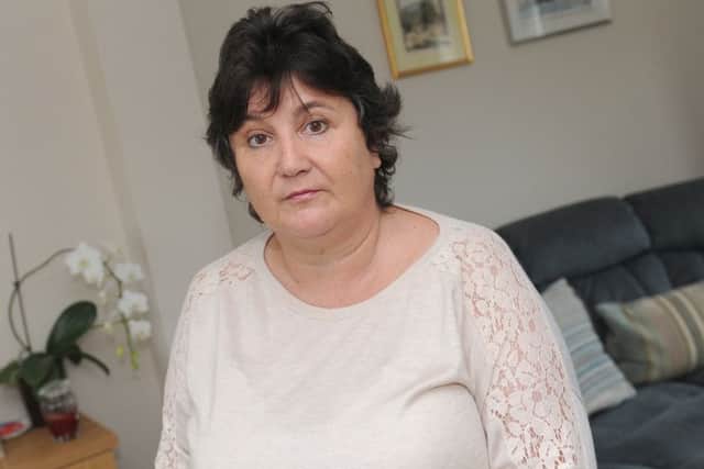 Elizabeth Hughes went blind after suffering a second stroke