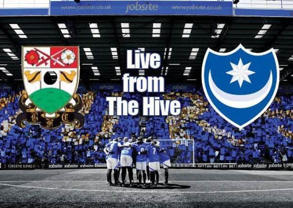 Pompey travel to The Hive today in League Two
