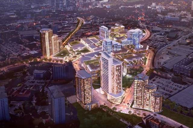 Portsmouth City Council has revealed a new image of plans for the Northern Quarter area in the city centre