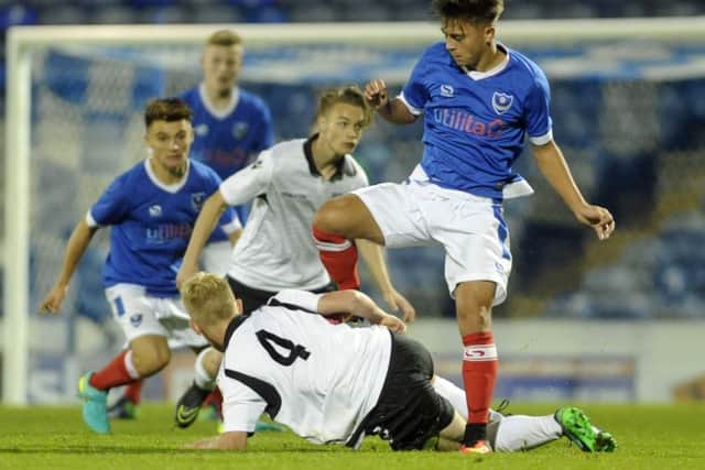 Jez Bedford was among the goalscorers for Pompey Academy