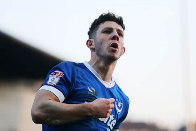 Conor Chaplin celebrates his equaliser Picture: Joe Pepler