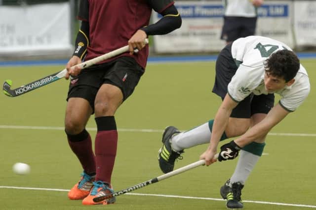 Tomek Bruml fires a shot on goal for Havant Picture: Mick Young