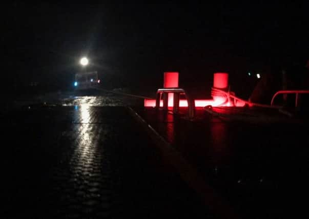 Gosport and Fareham Inshore Rescue Service (Gafirs) tow fishing boat to safety.