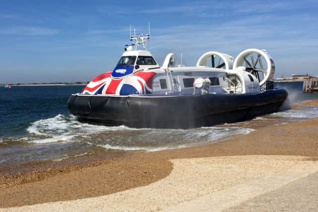 The Solent Flyer hovercraft in Southsea Picture: Mike Harvey