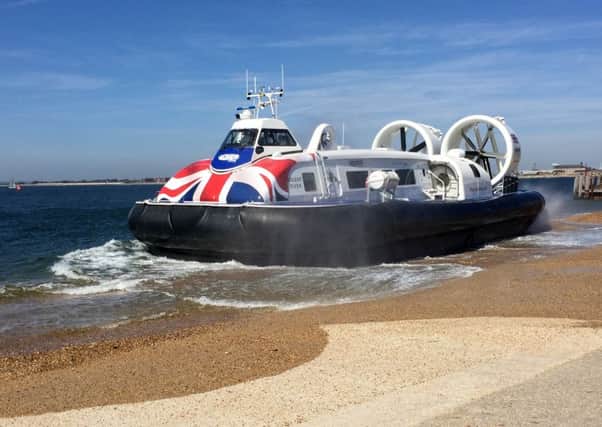The Solent Flyer hovercraft in Southsea Picture: Mike Harvey