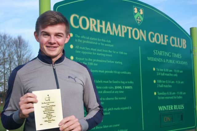 British amateur champion Scott Gregory   Picture: AMG Pictures
