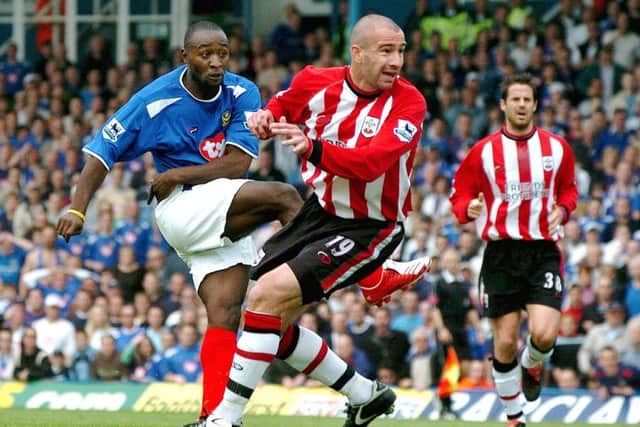 Lomana Lualua scores his second goal in the 'Demolition Derby'