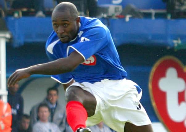 Lomana Lualua in Pompey action   Picture: Dave Haines