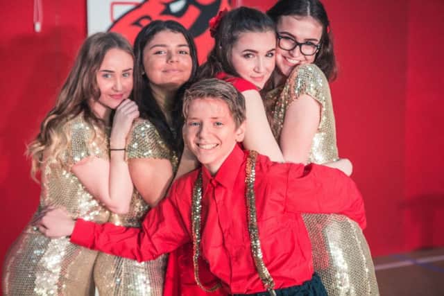 Pupils from Priory School in Portsmouth, performance of High School Musical.