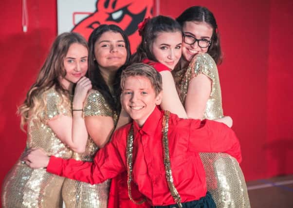 Pupils from Priory School in Portsmouth, performance of High School Musical.