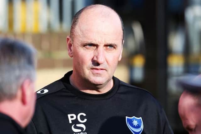 Pompey boss Paul Cook Picture: Joe Pepler