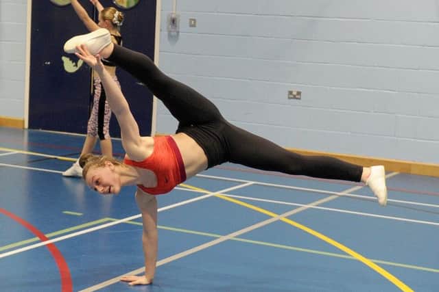 Suki Aerobic Gymnastics Club which trains at Brune Park Community School in Gosport Picture: Sarah Standing (170262-7244)