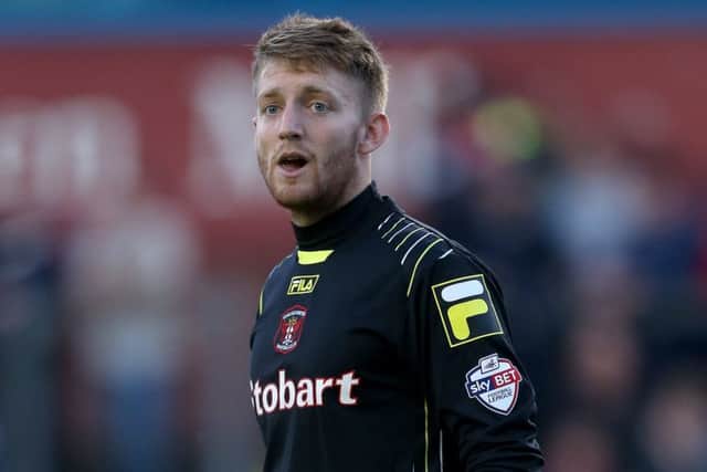 Carlisle goalkeeper Mark Gillespie