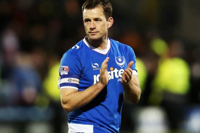 Pompey skipper Michael Doyle Picture: Joe Pepler