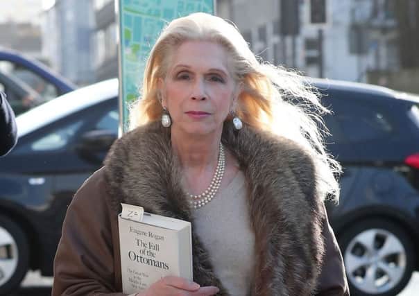 Lady Colin Campbell arrives at Brighton and Hove Magistrates' Court. Credit: Gareth Fuller/PA Wire.