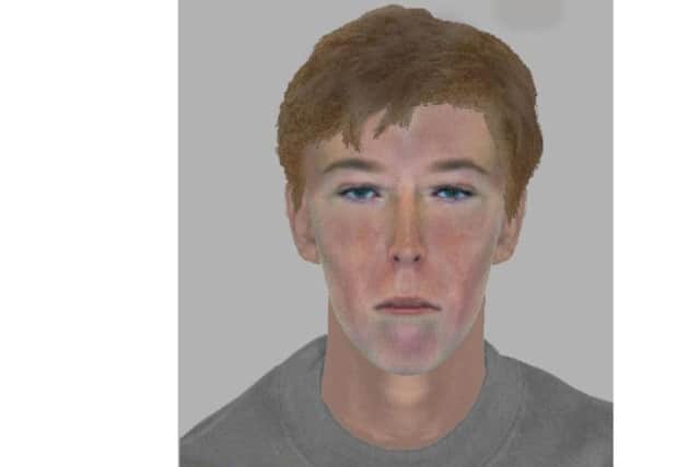 The efit of the suspect who punched a pensioner